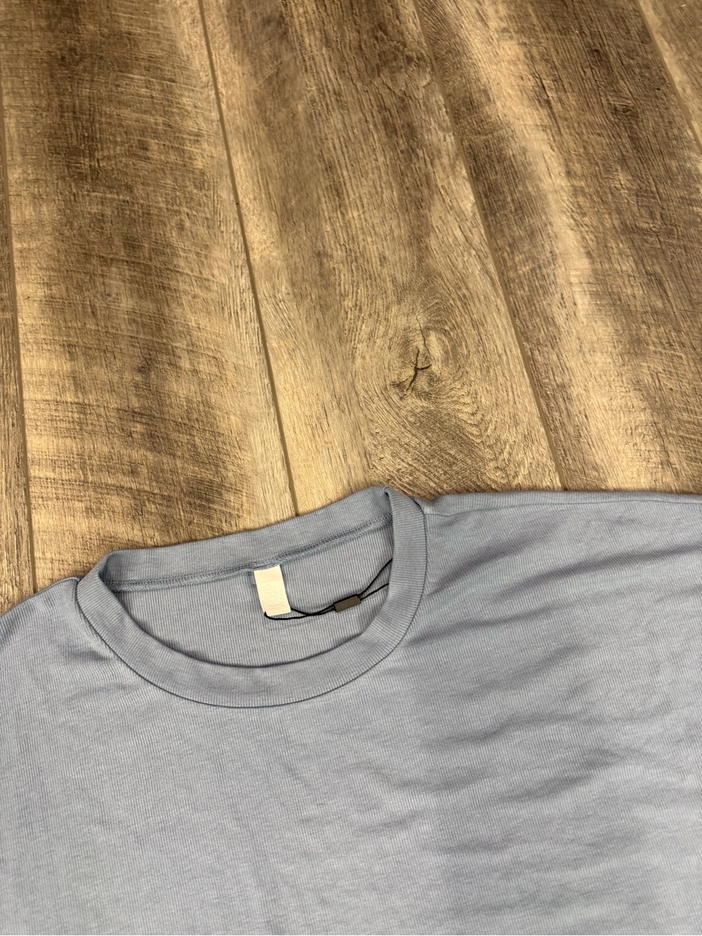 Foxy Kind Blue Ribbed Top - Picture 5 of 12